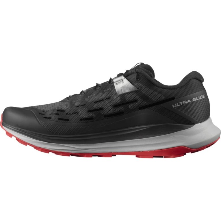 Black Salomon Ultra Glide Men's Trail Running Shoes | PH 62704P